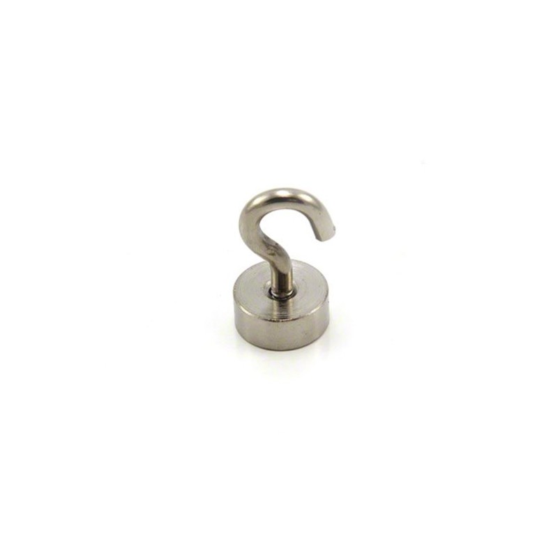 FIRST4MAGNETS 19mm Dia Neodymium Clamping Magnet with M5 Hook for