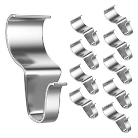 KOMBIUDA 10pcs Vinyl Siding Hooks Heavy Duty Easy to Install Required for Hanging Outdoor Decorations and Accessories