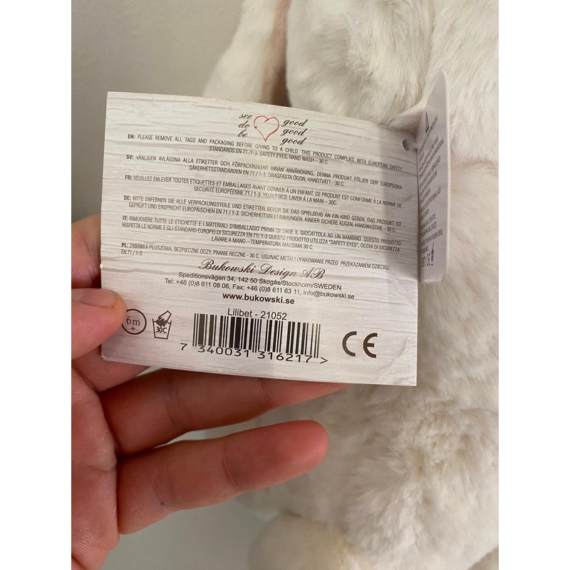 Bukowski - Plush Toy Rabbit Lillibeth (40 cm)