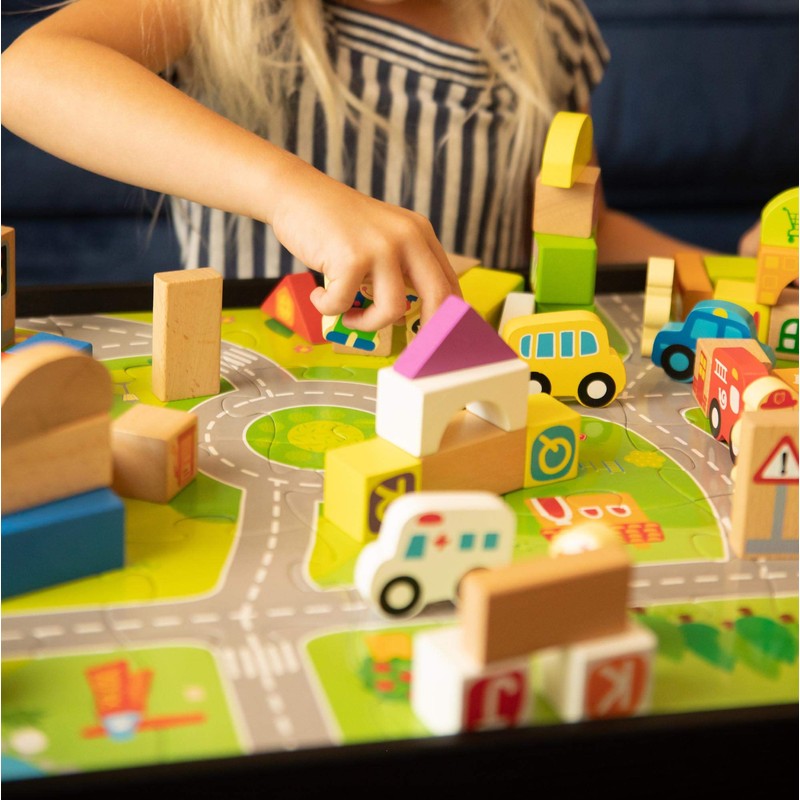 Fat Brain Toys My Town Block Set - Jigsaw Puzzle