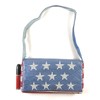 Frewahmesh American Flag Evening Clutch Metal Mesh Purse Handbag with