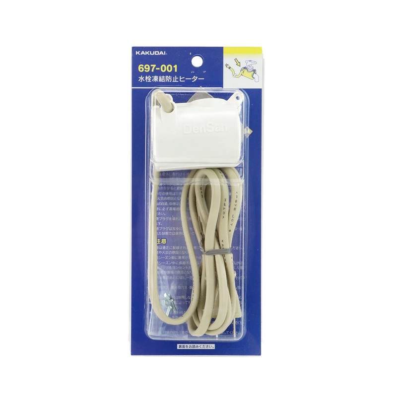 Kakudai 697-001 Faucet Freeze Protection Heater, White