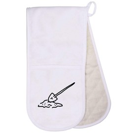 Azeeda 'Digging Shovel' Double Oven Glove/Mitt (OG00032816)