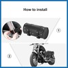A ABSOPRO Universal Motorcycle Fork Handlebar Tool Bag Cycling Storage