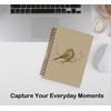Dejfel Vintage Birds Spiral Notebook,Gifts for Bird Lover Girls Women