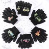 QKURT 6 Pairs Kids Gloves, Thermal Children Gloves Stretchy Full