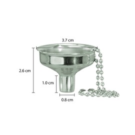 Thirsty Rhino Stainless Steel Mini Flask Funnel/Essential Oil Bottle Funnel (Set of 30)