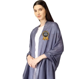 Rosera Cashmere Scarf | Lightweight Mangolian Cashmere Wrap | Ultra Thin Shawl | Ideal for Travel | Made in India (Charcoal Grey)