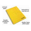 Silvine Luxpad A4 Memory Aid Yellow Paper Notebook - Lined