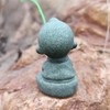 livelyfish Mini Fishing Boy Statue Fisherman Figurine for Fairy Garden