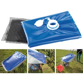 AGT Wheelbarrow Water Bag 80 Litre Wheelbarrow Water Bag Water Bag Watering Tank Trunk