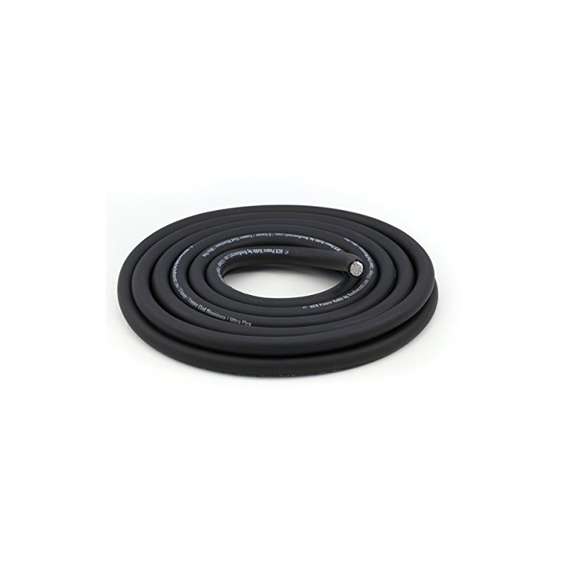 KnuKonceptz KCA 0 Gauge Power Ground Amp Wire Cable Black