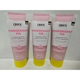 3 Onyx Professional Pomegranate Fig Hydrating Body Lotion & Serum Duo 7 fl oz**