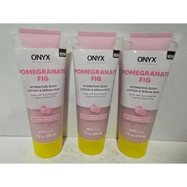 3 Onyx Professional Pomegranate Fig Hydrating Body Lotion & Serum