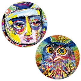 Educa 19709 Round 3D Puzzle Abstract Not Applicable Colourful Talla única