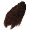 Women Long Brown Wavy Wig Heat Resistant Soft Fluffy Brown