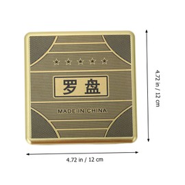 IMIKEYA Feng Shui Compass Pan - Chinese Ancient Compass for Home Planning and Feng Shui Practices - Precision Magnetic Compass for and Residential Harmony 1pc