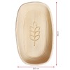 Westmark 3235227B Proofing Basket Set of 2 Oval and Cover