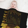 Jbofyee Bible Verse Quote Sunflowers Throw Blankets All Season Ultra
