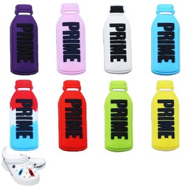 16 Pcs Bottle Shoe Charms for Croc, Prime Shoe Decoration Multicolored Shoe Decor Accessories DIY Craft Cute Sports Drink Charms for Boys, Girls and Adults