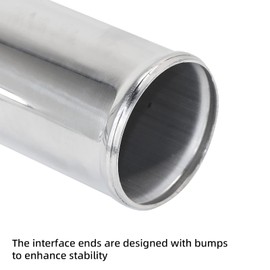 ETL INDUSTRIES 10PCS 1.5" Aluminum Intercooler Piping Kit, Universal DIY Custom Pipe Straight & U-Bend Elbow Tube Kits