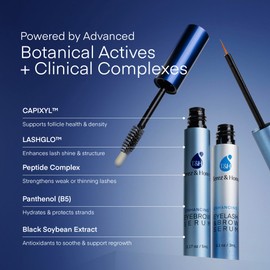 Terez & Honor Advanced Enhancing Eyelash and Eyebrow Serum (Lash Brow Serum Duo Pack)