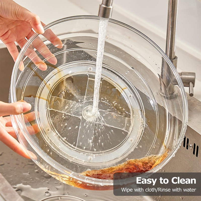 BillyBath Drehteller Organizer 360°Lazy Susan Gewürzregal Drehbar Gewürz Gewürzhalter Spice