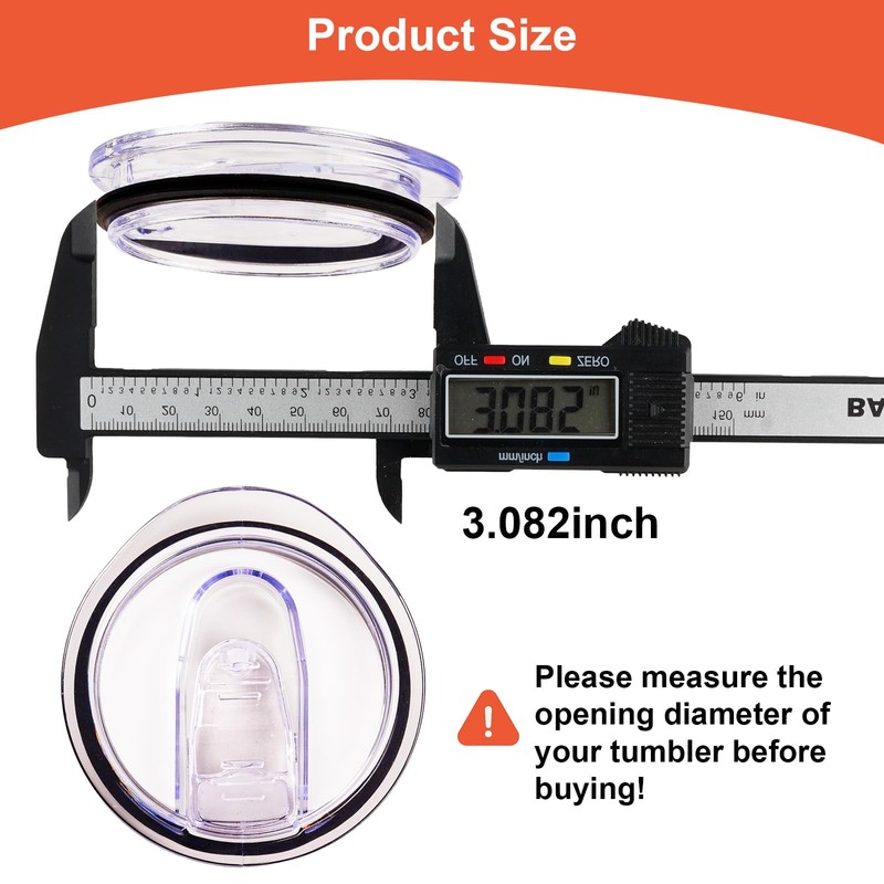 2Pack Replacement Lids Only Compatible with Bubba Envy S Tumbler,