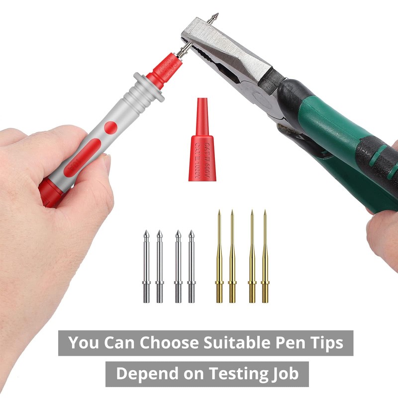 Proster Electrical Multimeter Test Lead 24pcs - Multitester Leads Multimeter