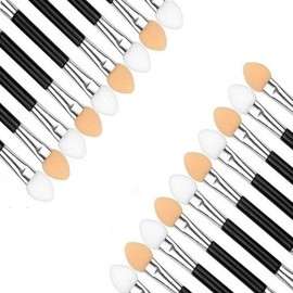 Eyeshadow Applicators, Gojiny 10Pcs Dual Sided Eye Shadow Brush Double End Sponge Foam Makeup Tool