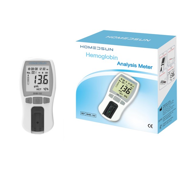 HOMEDSUN HSBHM-102 Home Care Portable Blood Hemoglobin Analyzer Anemia Hb