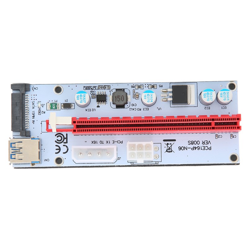 PCIE Riser Adapter Card 1X to 16X 3 Interface Easy