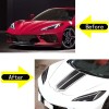 cartiangous Racing Stripes Overlay Graphic Decal Sticker For Corvette C8