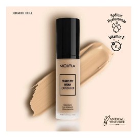 Base de maquillaje lquida Moira Complete Wear Foundation 300 nude beige - 30mL