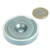 magnets4you Neodymium Flat Gripper Diameter 48.0 x 11.5 mm with
