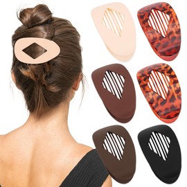 ANBALA 6Pcs Flat Hair Clips for Women Girls 4.13 Inch Claw Clips for Thick Hair Flat Claw Clip