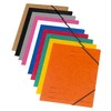 Herlitz A4 Colorspan Elastic Folder - Black (5 Pieces)