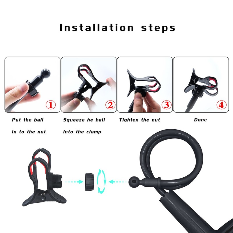 AUXO-FUN Soporte para teléfono Celular, Soporte Universal para teléfono Celular,