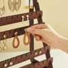 EEUOPQ Wooden Earring Display Stand, 7 Tiers, Earring Holder, Large