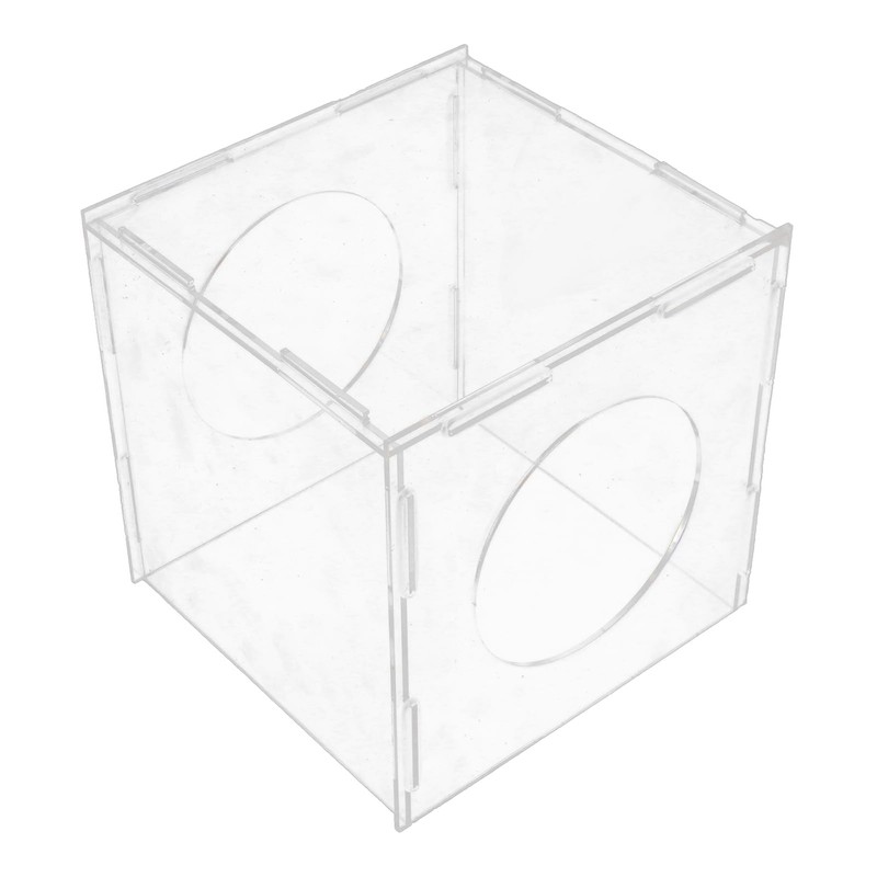 Closed Sanding Dust Box ,Transparent Dust Cover ,2 Holes for