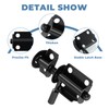 Door Lock with Padlock and Barrel Latch, Stainless Steel Security
