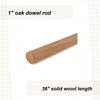 Cindoco Oak Dowel 1" Round, Single Piece