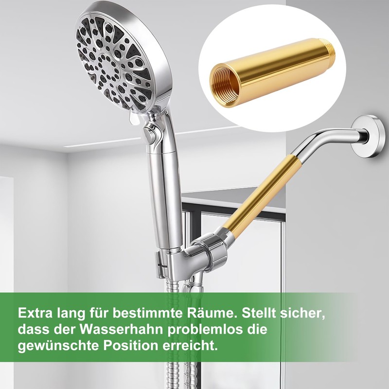 Niuny Tap Extension 1/2 Inch 10 mm Tap Extensions Brass