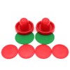 4 Pcs Air Hockey Pushers with 8 Pcs Pucks -