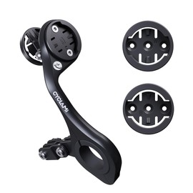 CYCLAMI M6W Bicycle Mount - Compatible with Garmin, Wahoo, Bryton, iGPSPORT, XOSS, CooSpo GPS, GoPro, Light, Ultra Light 72g Adjustable Extension Arm for 25.4/31.8mm Handles