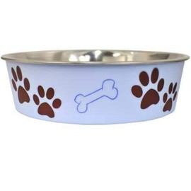 Loving Pets Bella Bowl for Dogs, Small, Murano Blue