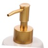 Ipetboom Ceramic Soap Dispenser with Pump Reusable Gray Marble Lotion