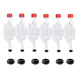 Hot Sell Kit Brew Airlock, 6 Esclusas De Aire Y 12 Anillos