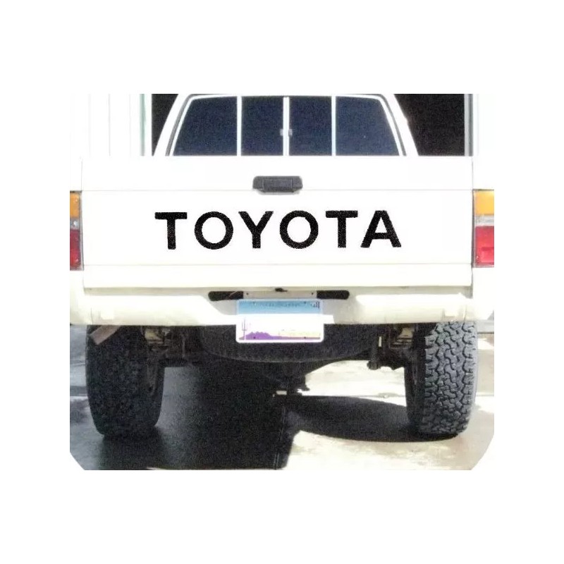 Toyota 90 - 96 TOYOTA TAILGATE BLACK Vinyl Decal Sticker