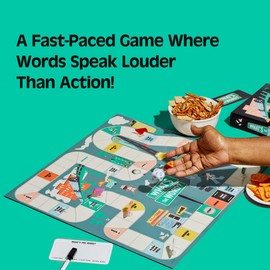 #CultureTags What's The Word, Party Board Game for Anyone Who Loves a Good Brain Teaser, 2-6 Players, Ages 8+ Years, 30-Minute Game Play, CB Games